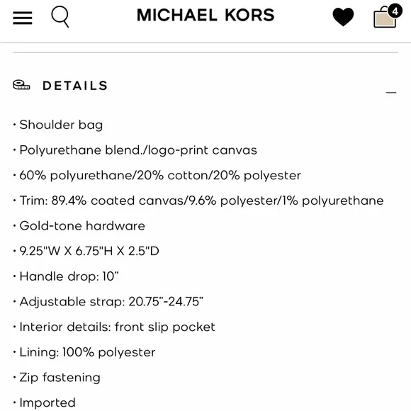 NWT Michael Kors Cora Medium Embossed Purse. 
1 more purse left!!! - Picture 4 of 5